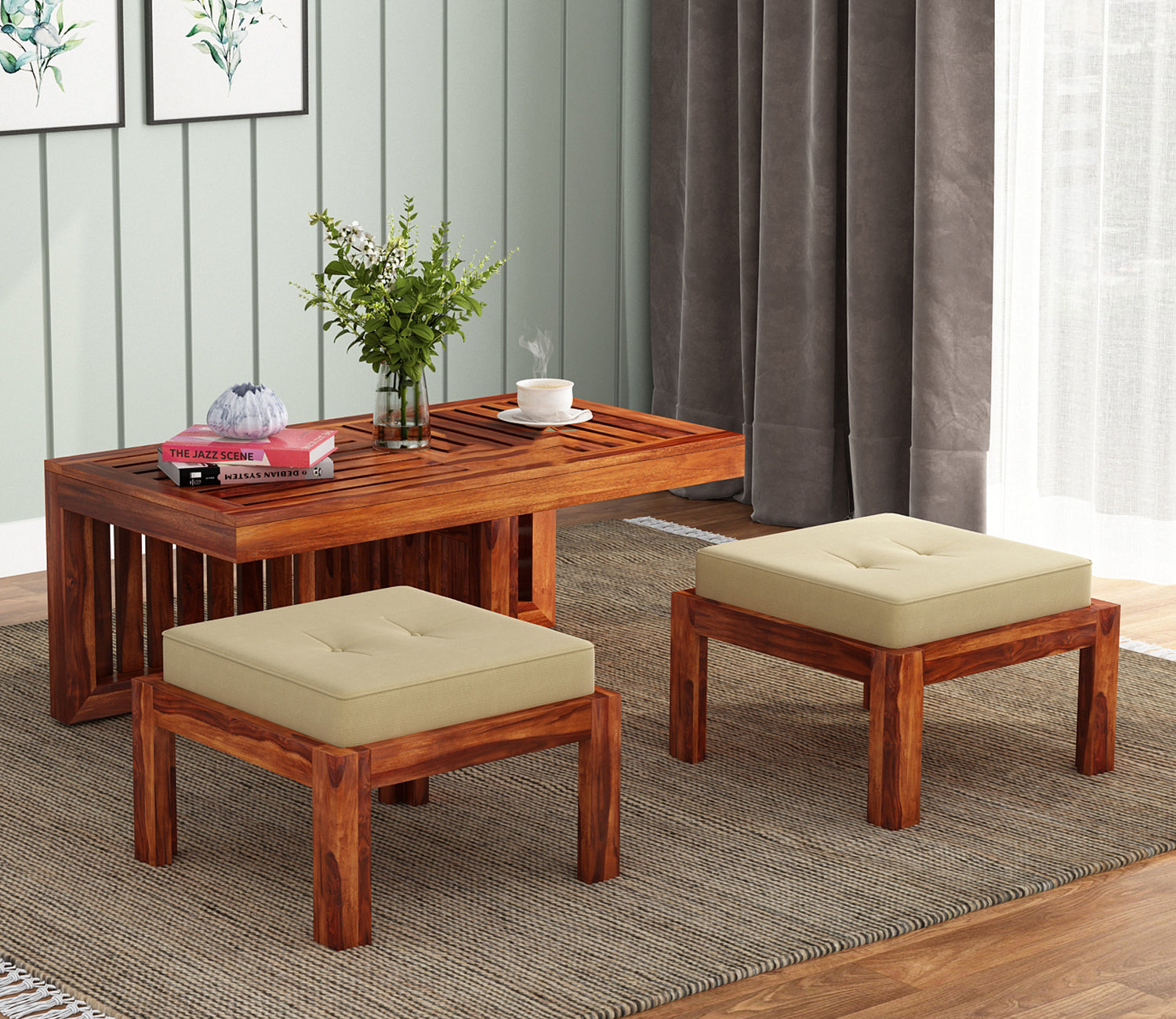Brooklyn Center Table With Stools