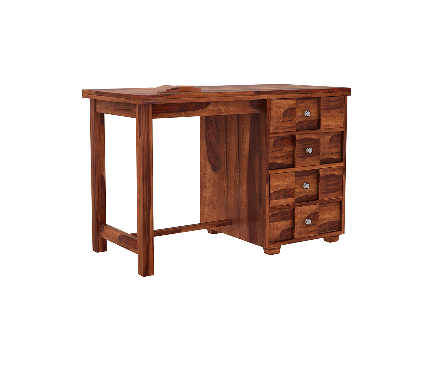 Aurora Sheesham Wood Study Table with Four Drawers