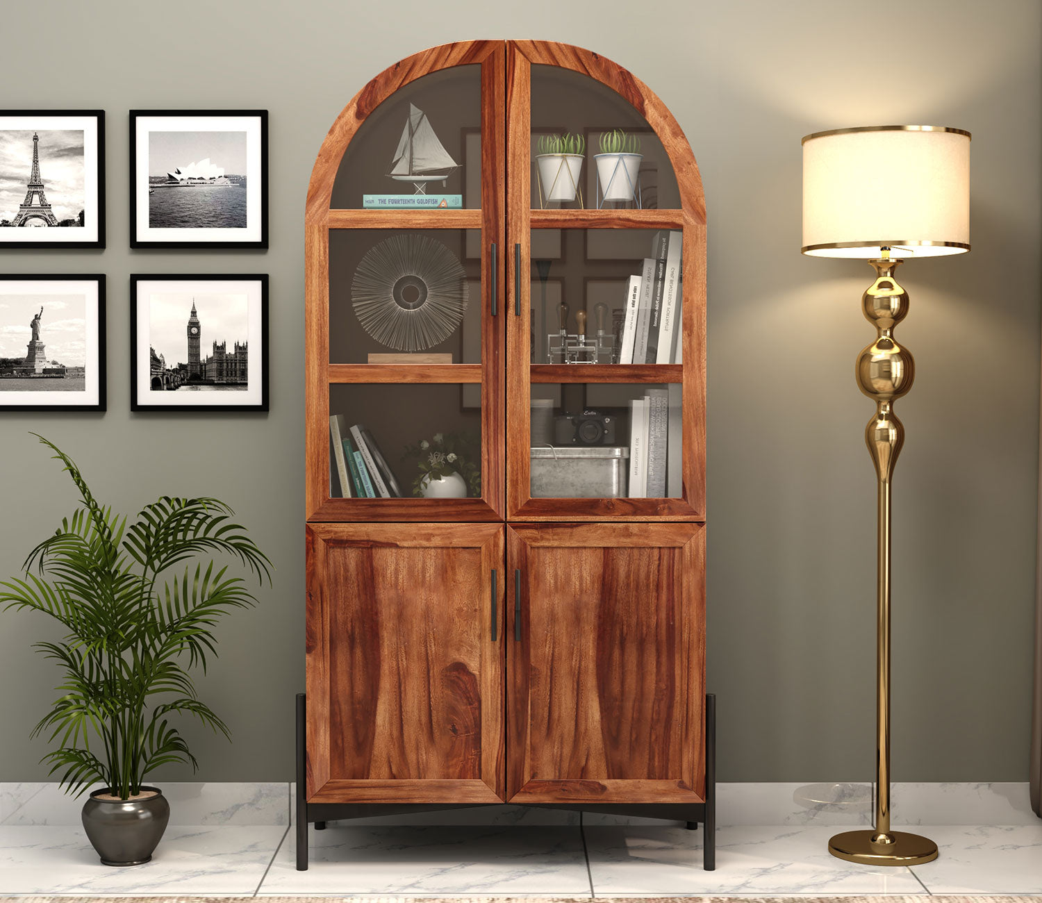 Marcelo Sheesham Wood Bookshelf