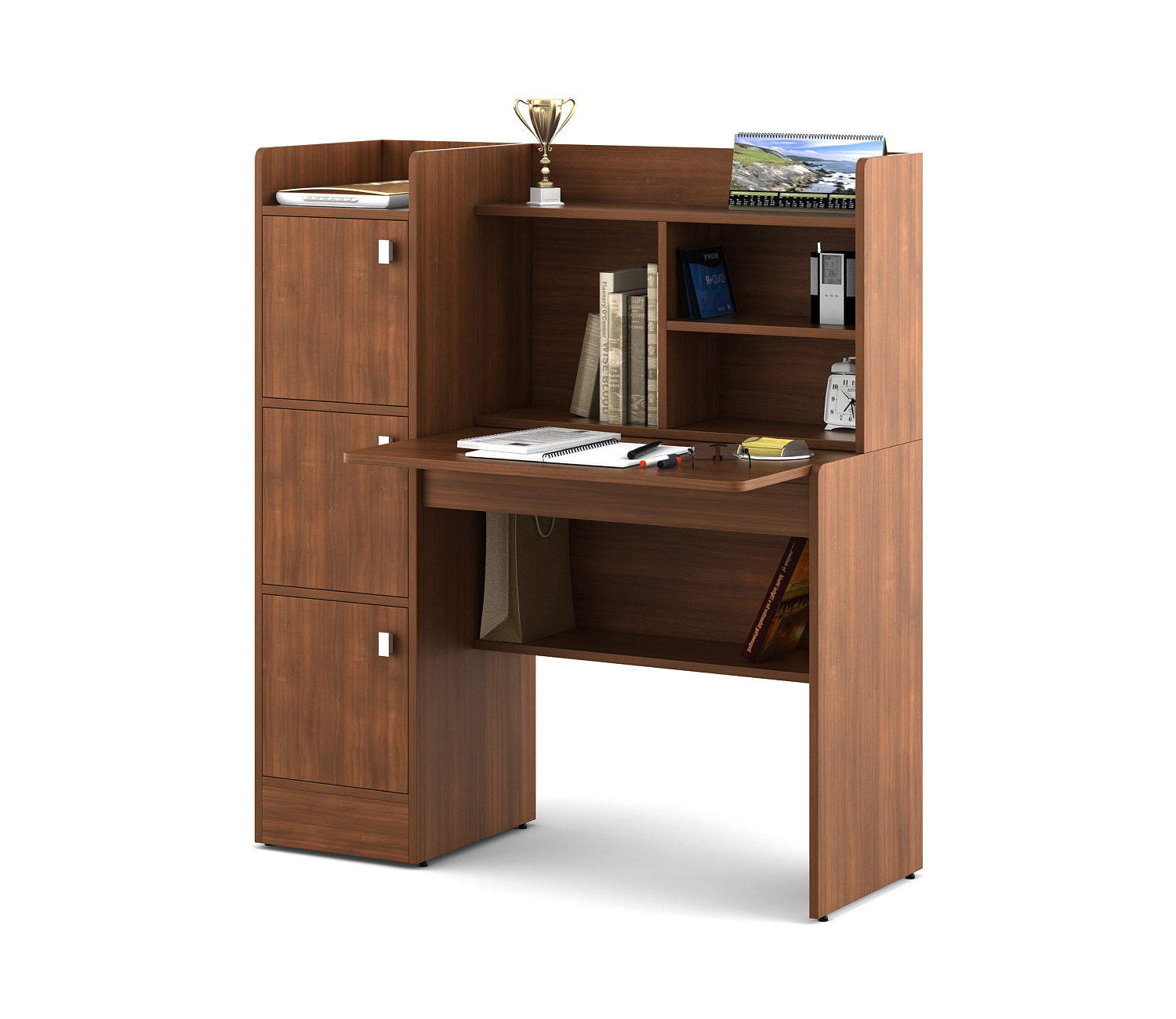Eleanor Winner Rigato Study Table in Walnut Finish