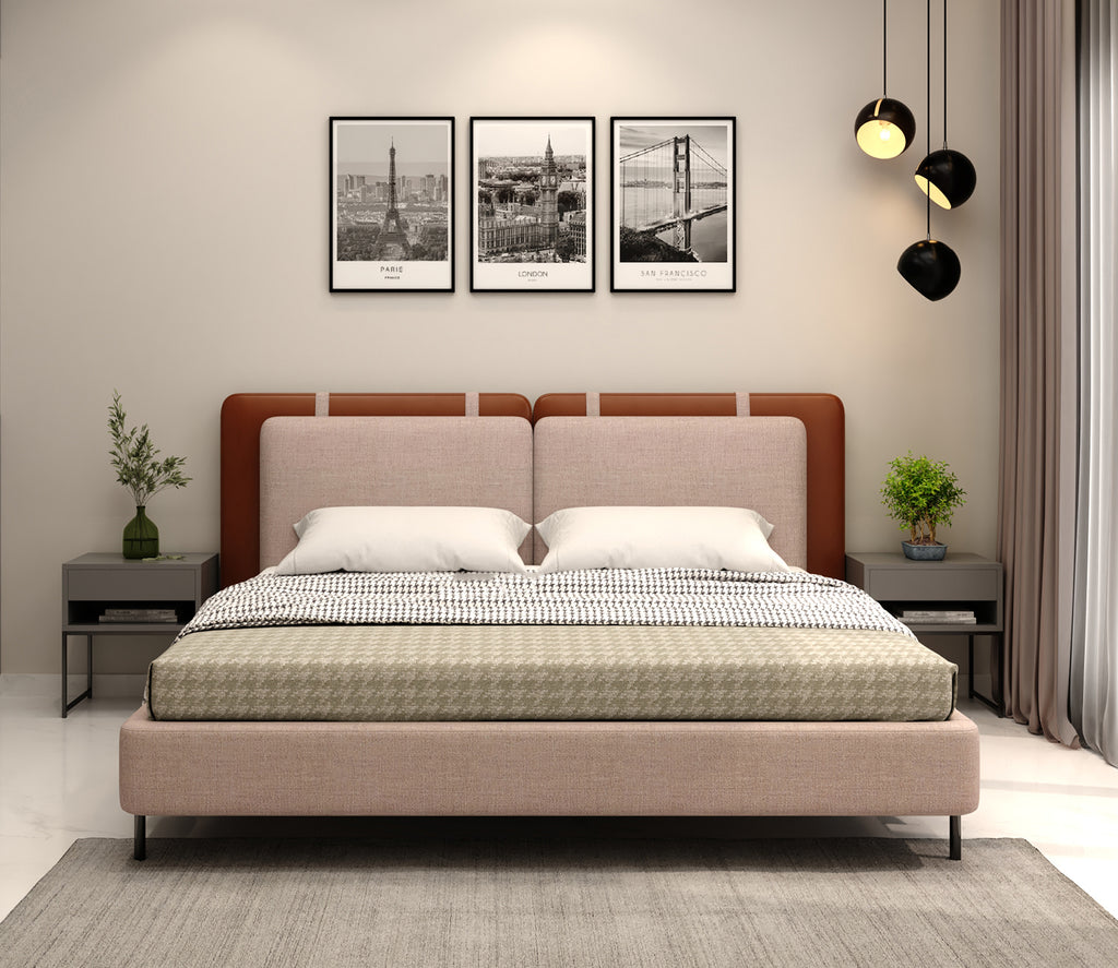 Raiden Fully Upholstered Bed Without Storage