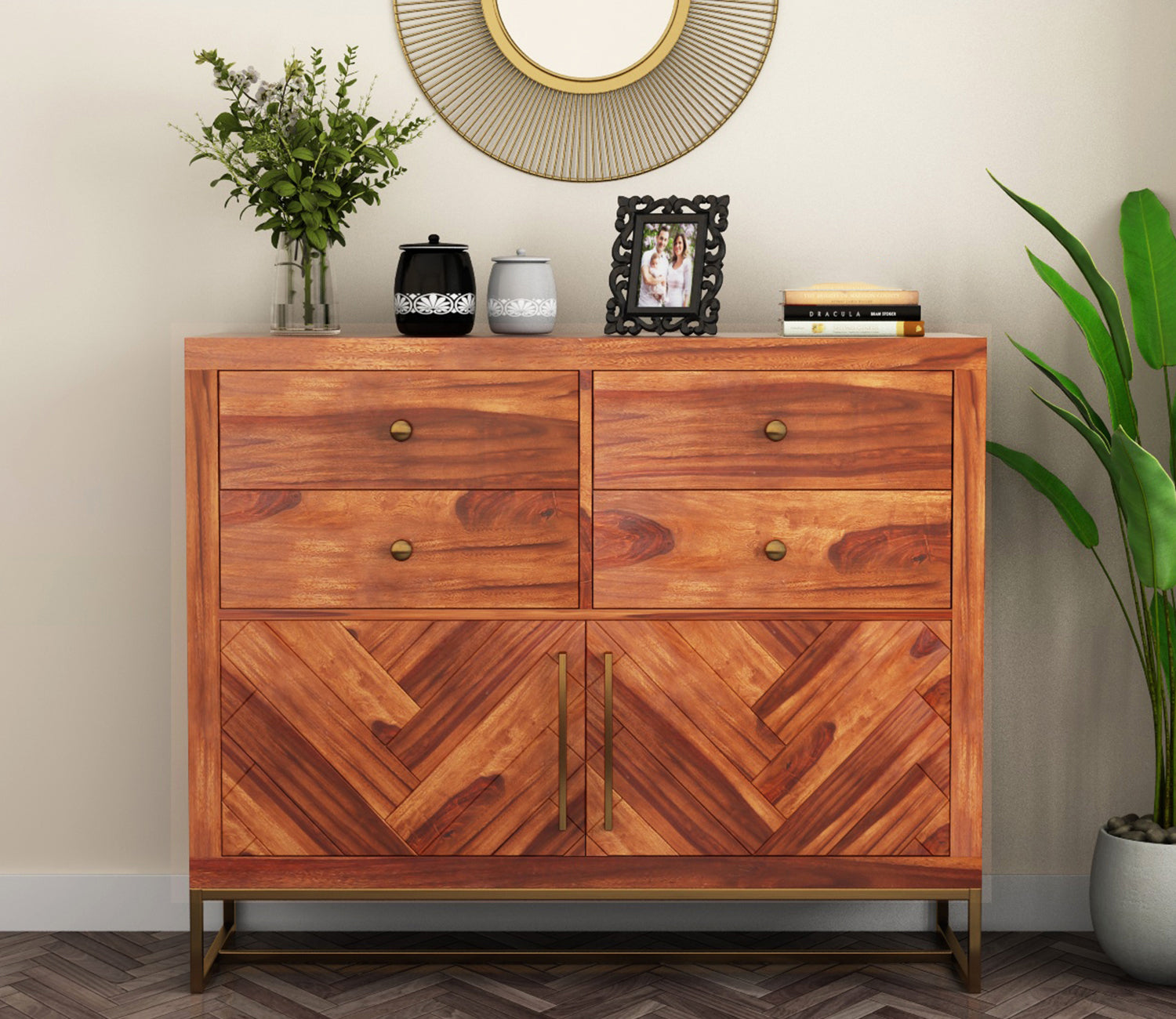 Colson 4-Drawer Wooden Chest Of Drawers
