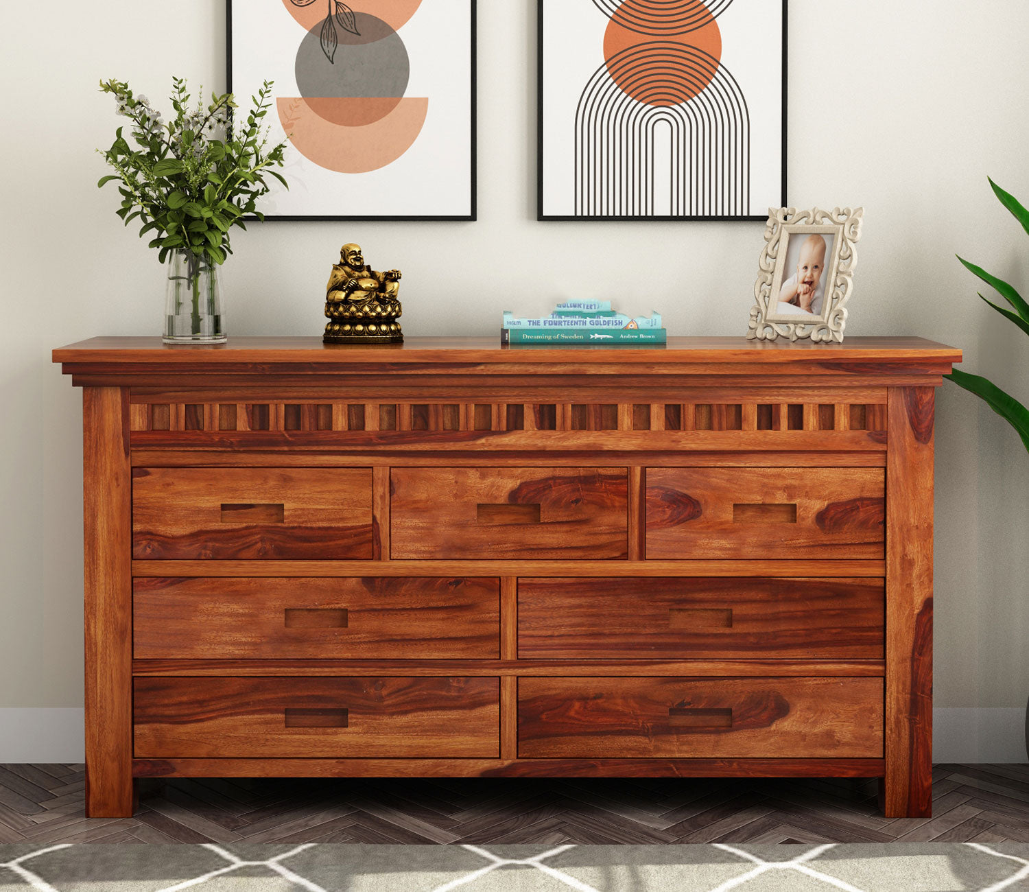 Joaquin 7-Drawer Wooden Chest Of Drawers