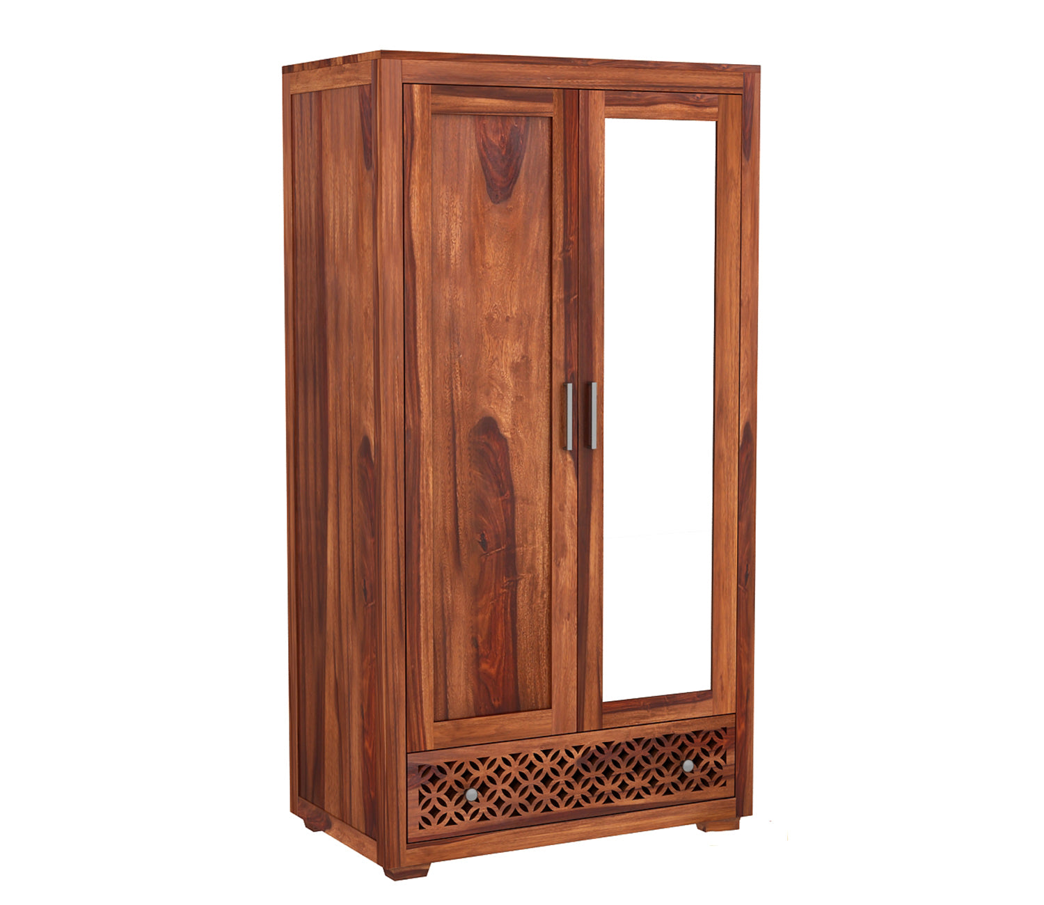 Zyaire 2 Door Wardrobe with Mirror