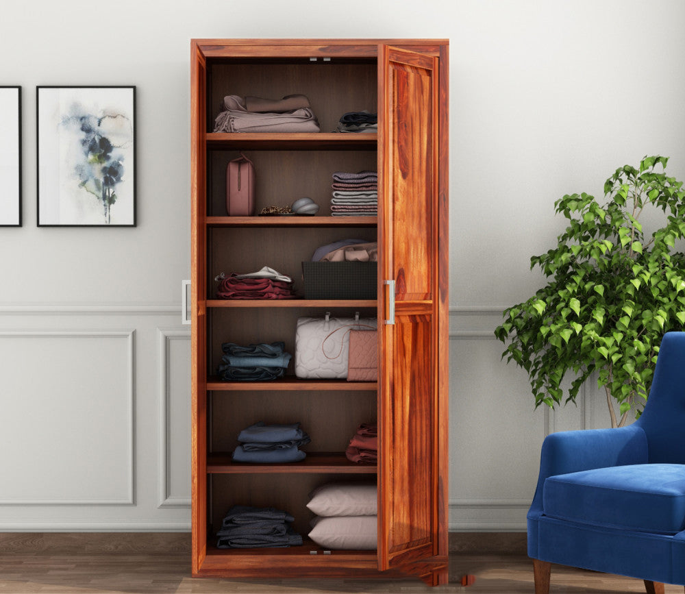 Gideon Solid Wood 2 Door Cupboard