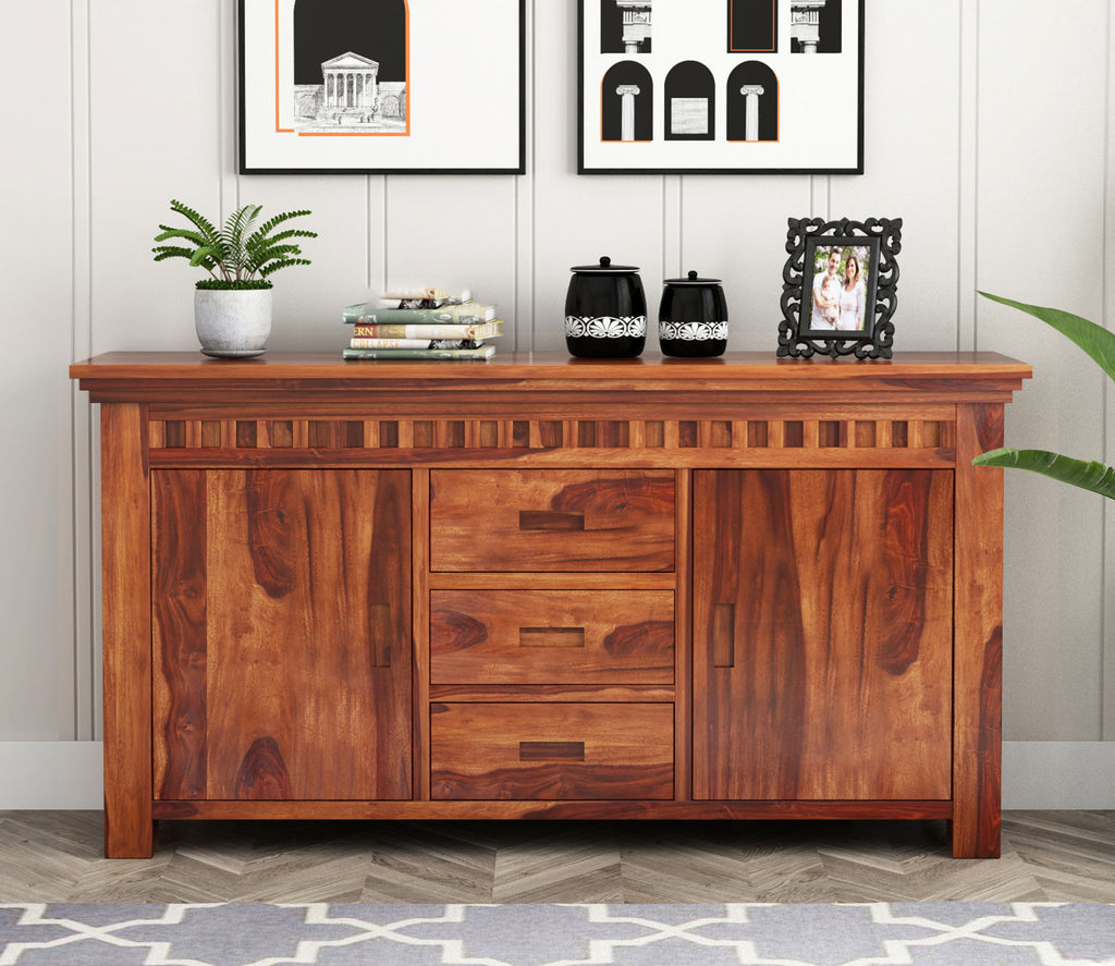 Omar Sheesham Wood Sideboard and Cabinet