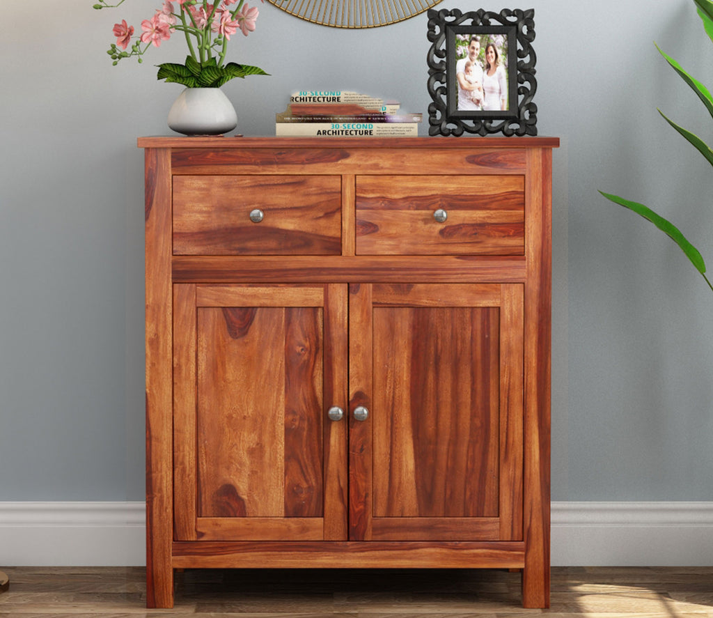 Tristan Sheesham wood Cabinet With Drawers