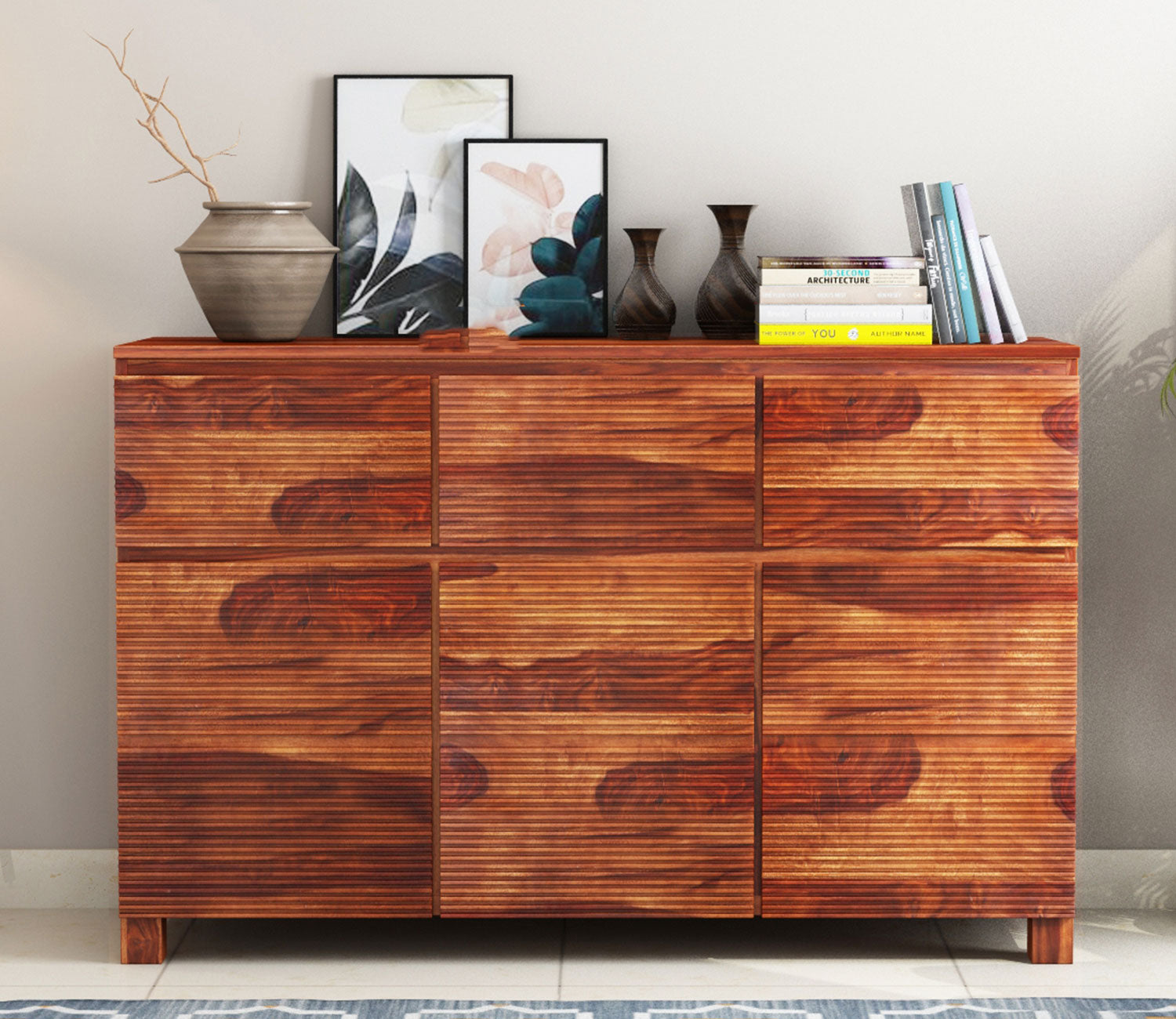 Dallas Sheesham wood Sideboard Cabinet