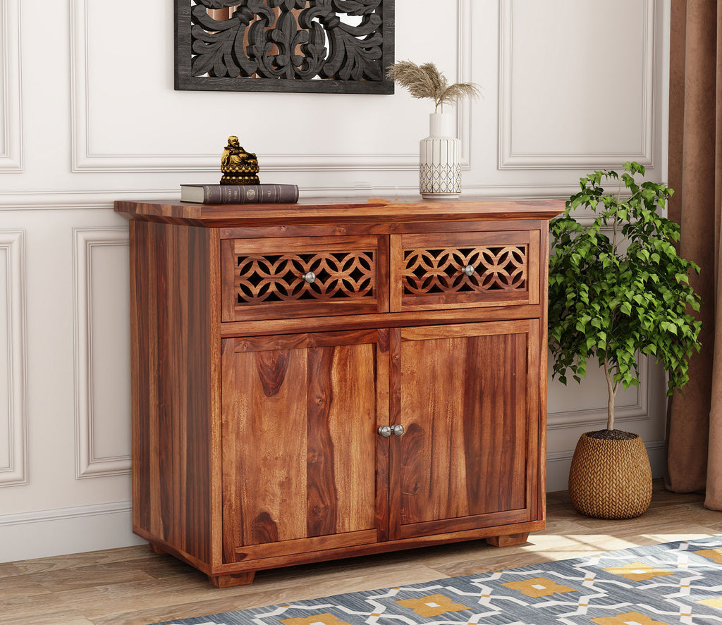 Lukas Mini Sheesham wood Sideboard and Cabinet