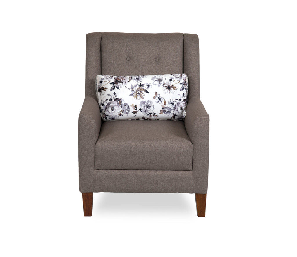 Tucker Lounge Chair With Foot Stool Light