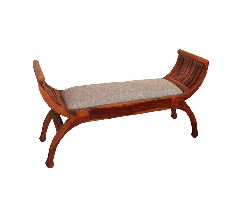 Charlie Curved armrest Bench