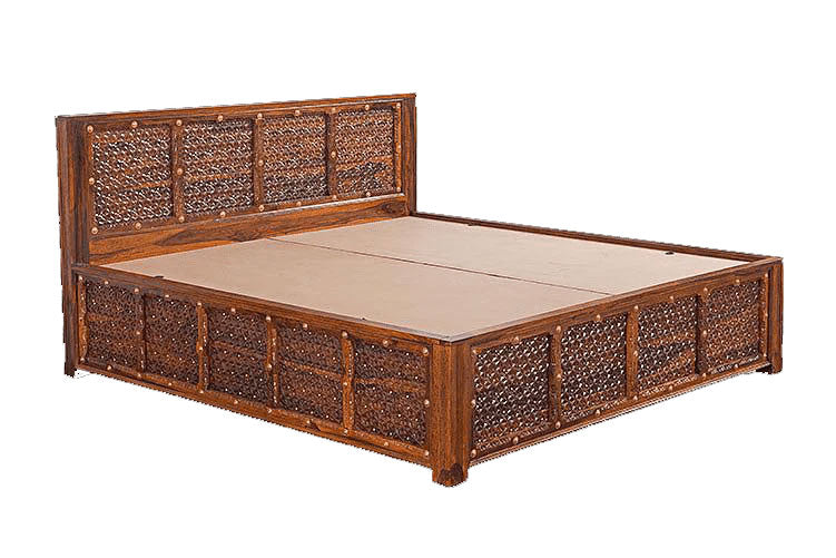 Josiah Brass Panache Bed with Storage