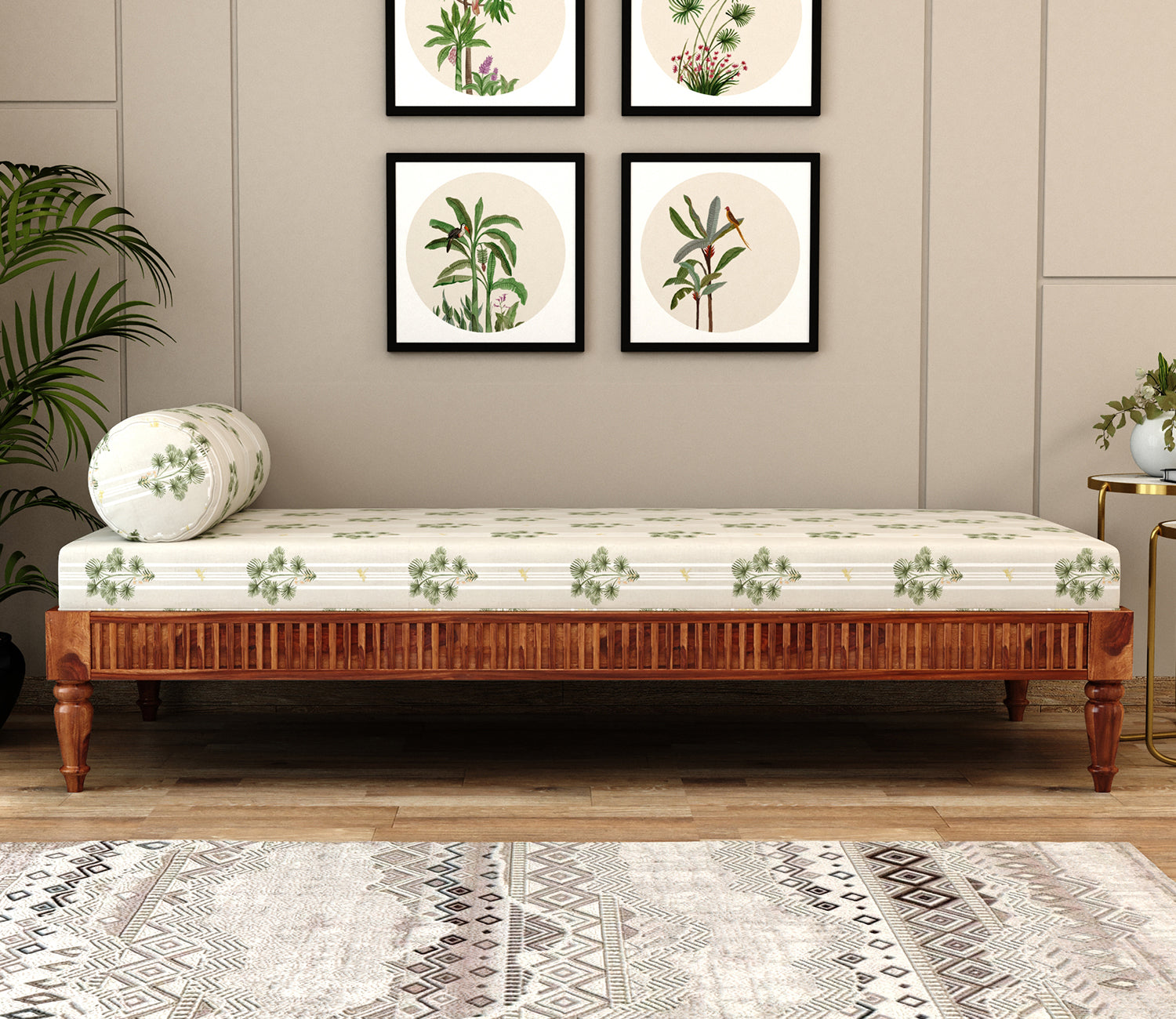 Cole Sheesham Wood Designer Divan Bed