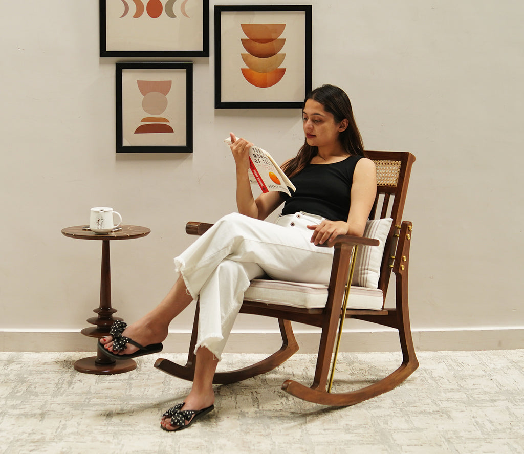 Dawson Sheesham Wood Rocking Chair