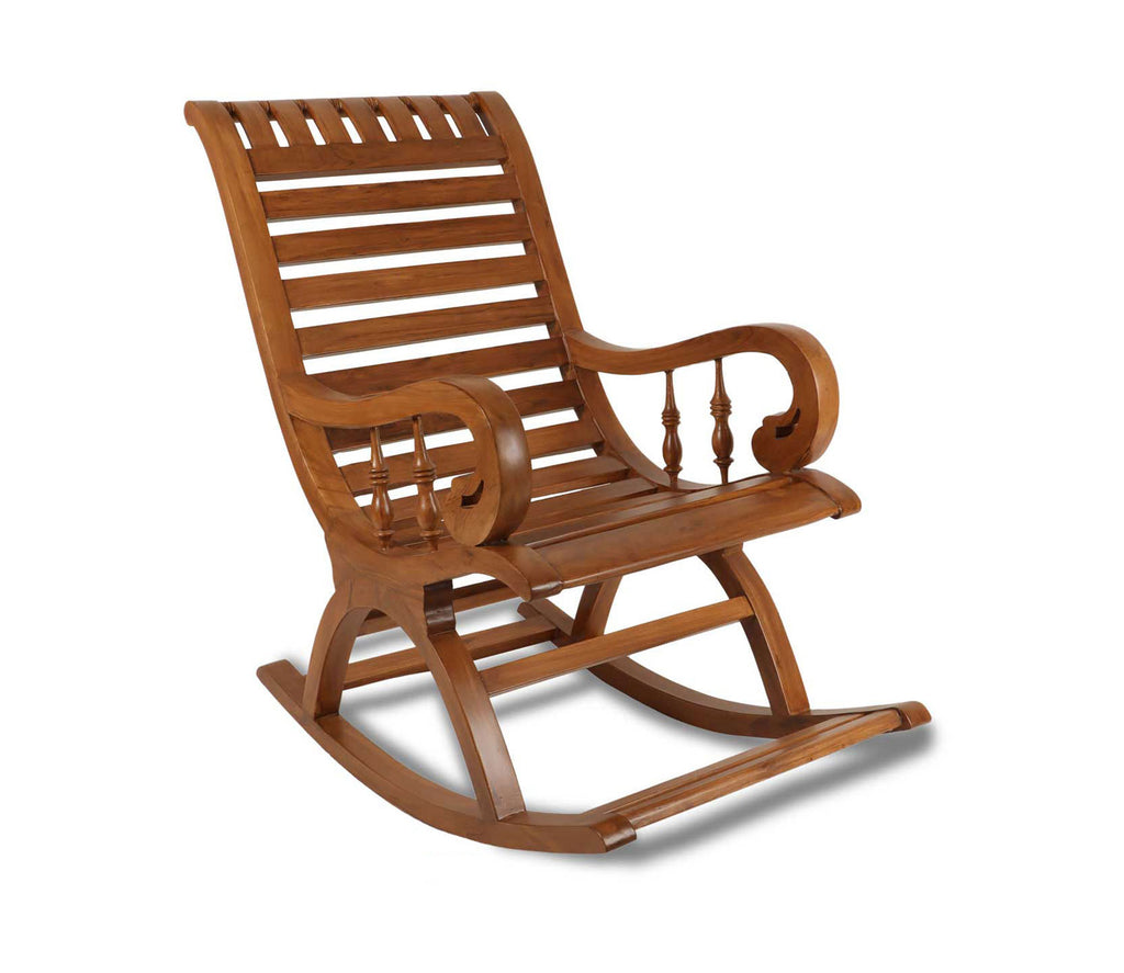 Malachi Premium Solid Wood Rocking Chair