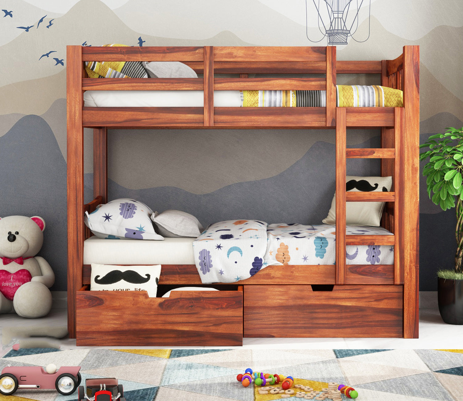 Angel Bunk Bed With Storage