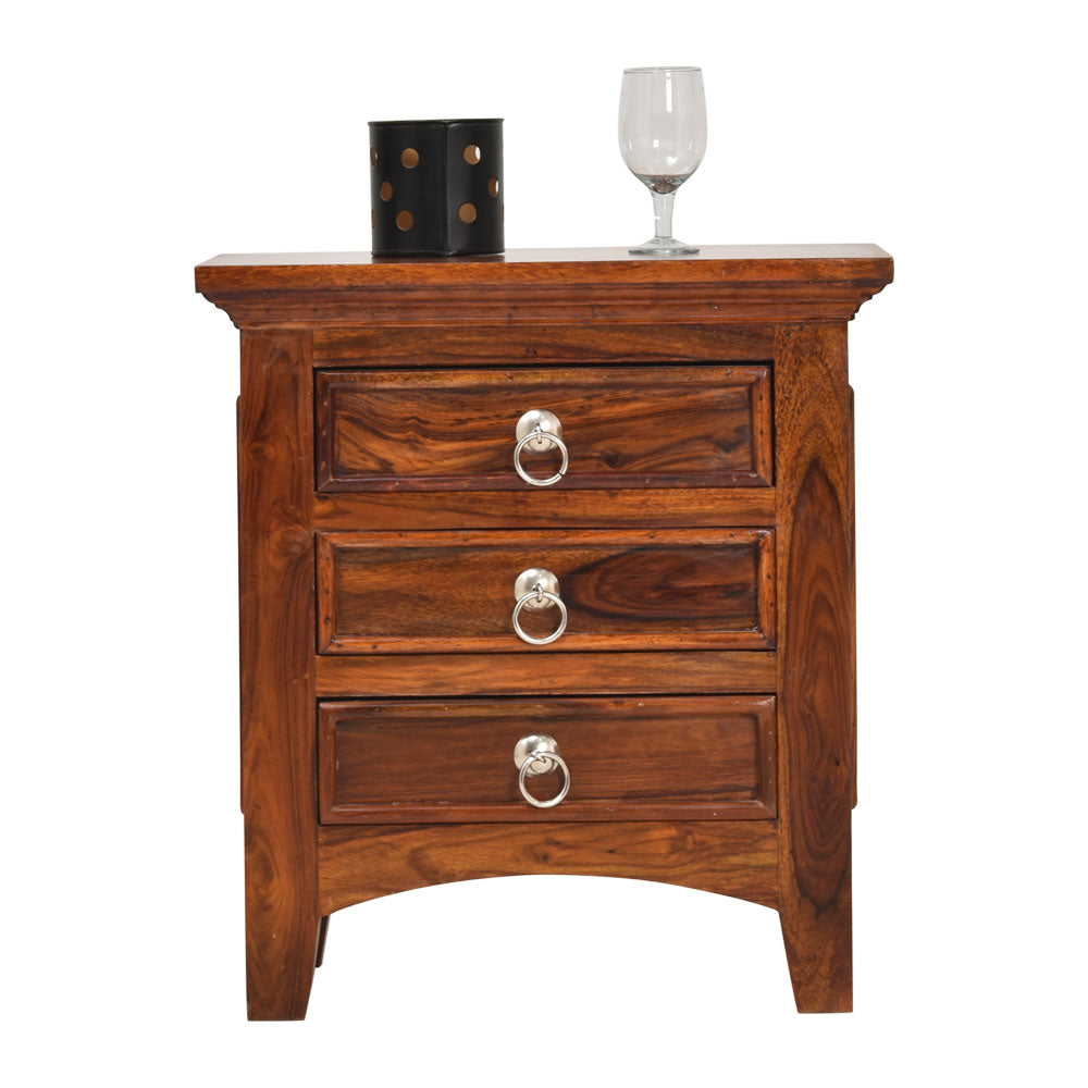 Chandler Sheesham Wood Bedside Table