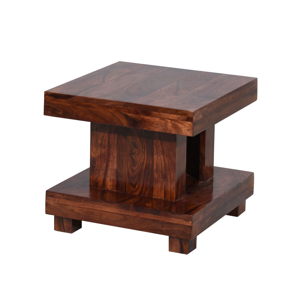 Jaycee Solid Sheesham Wooden Peg Table
