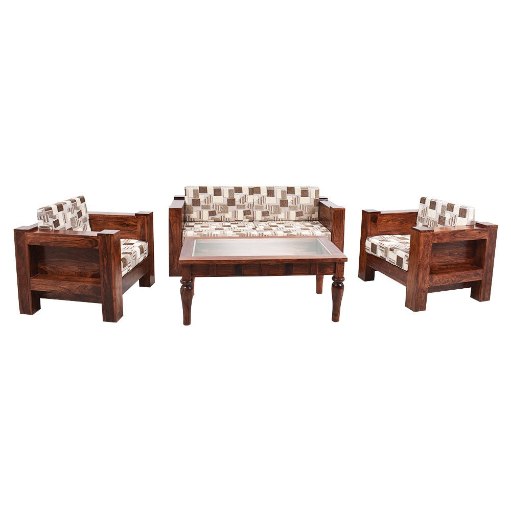 Aleyna Wood Sheesham Siramika Sofa ste