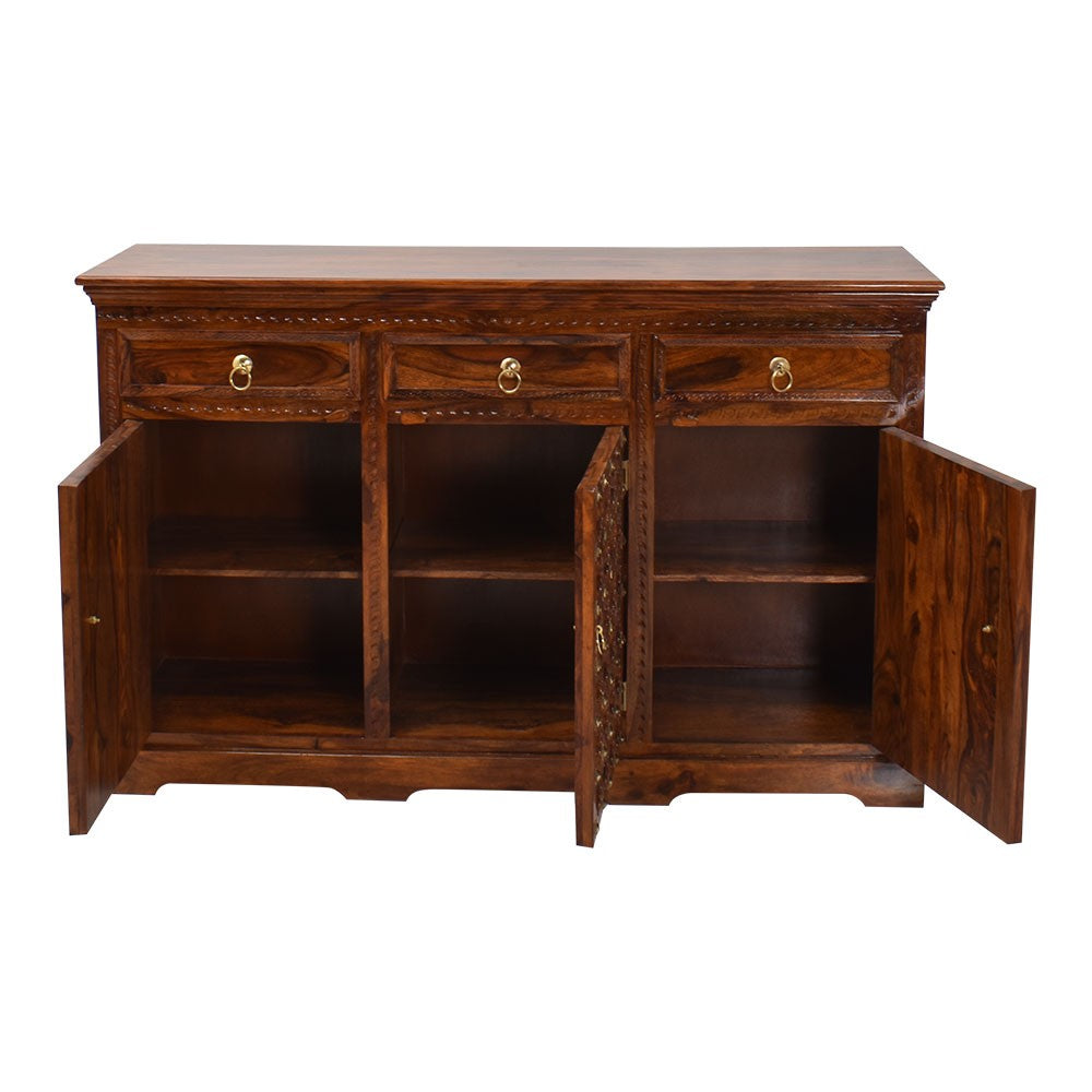 Esperanza Wood Maharaja Brass Sideboard