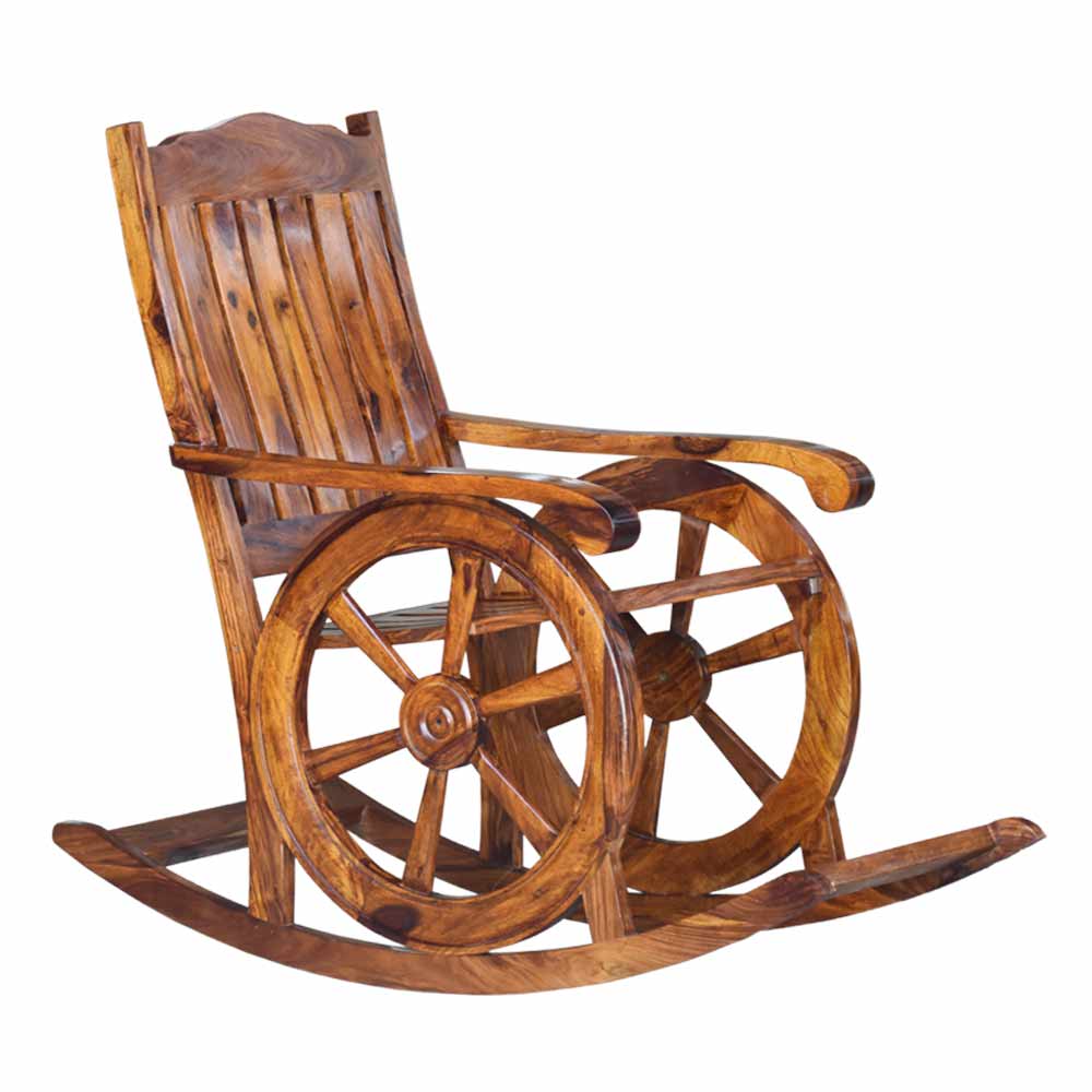 Adelynn Wooden Harold Roking Chair