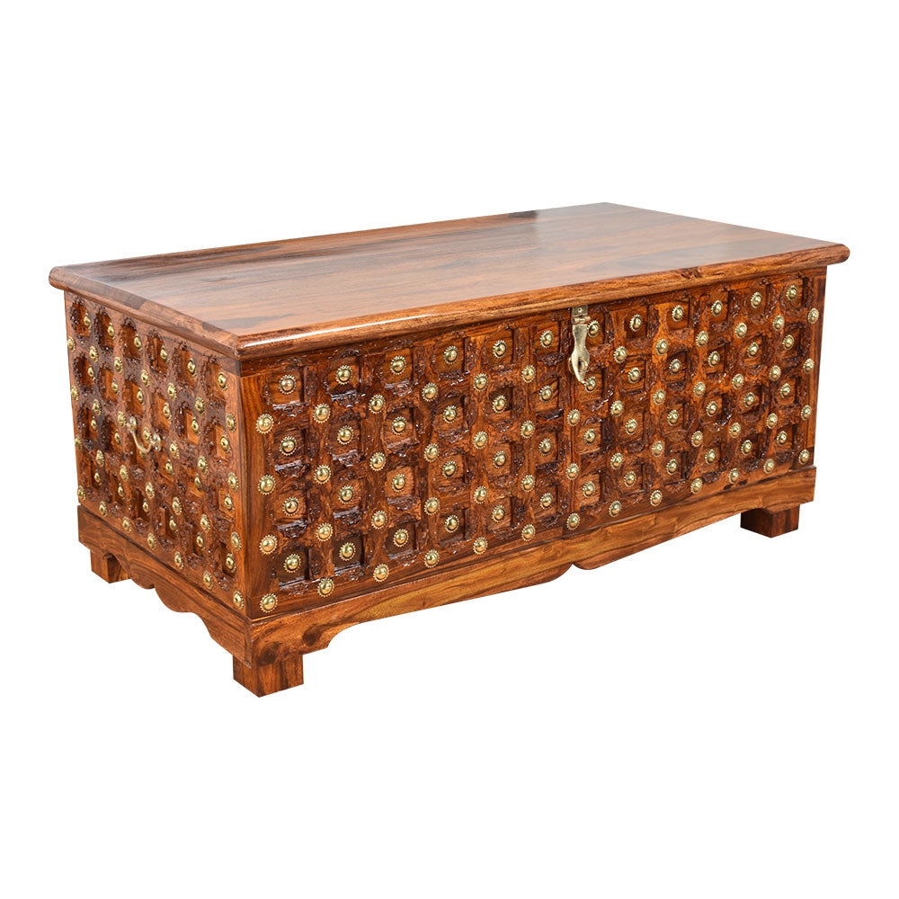 Kamila Wood Rajasthani Brass Gall
