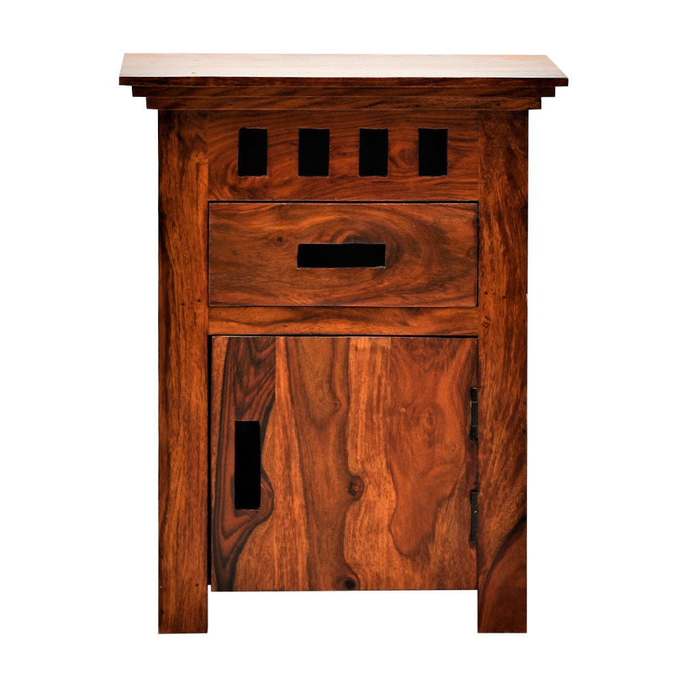 Amelie Bedside Table Natural Finish