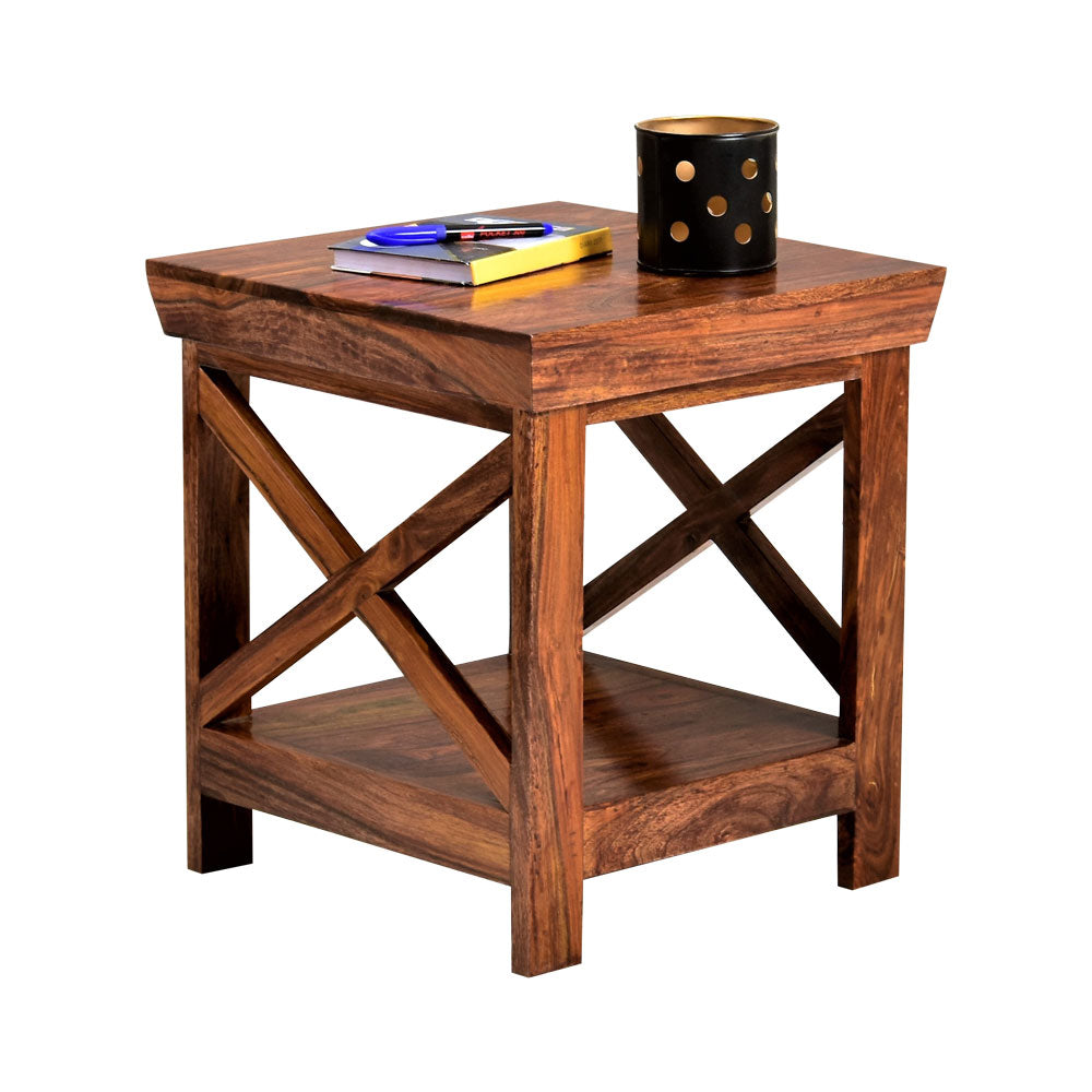 Giuliana Wooden Peg Side Table