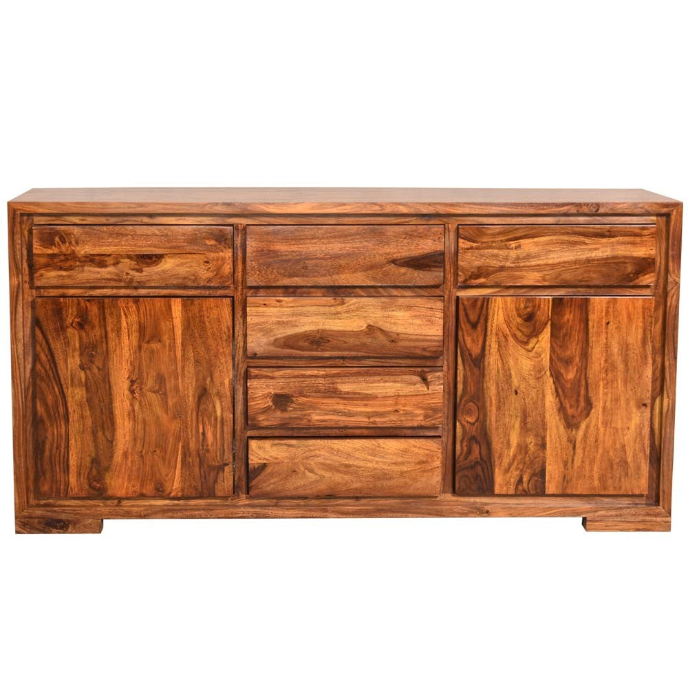 Tatum Solid Wood Sideboard Six Drawers