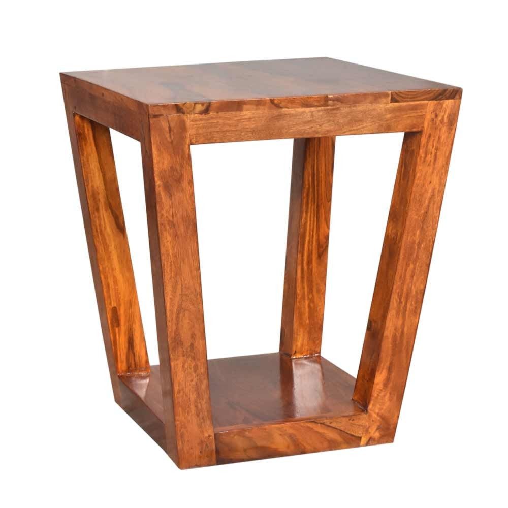 Journee Wood Louis Side Table & Peg Table