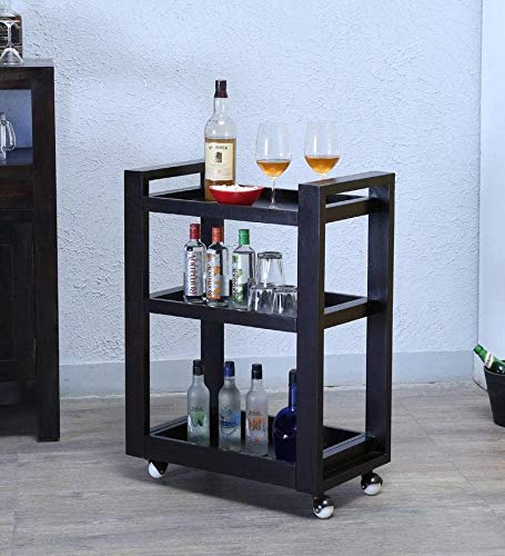 Alina Sheesham Wood Trolley/Bar