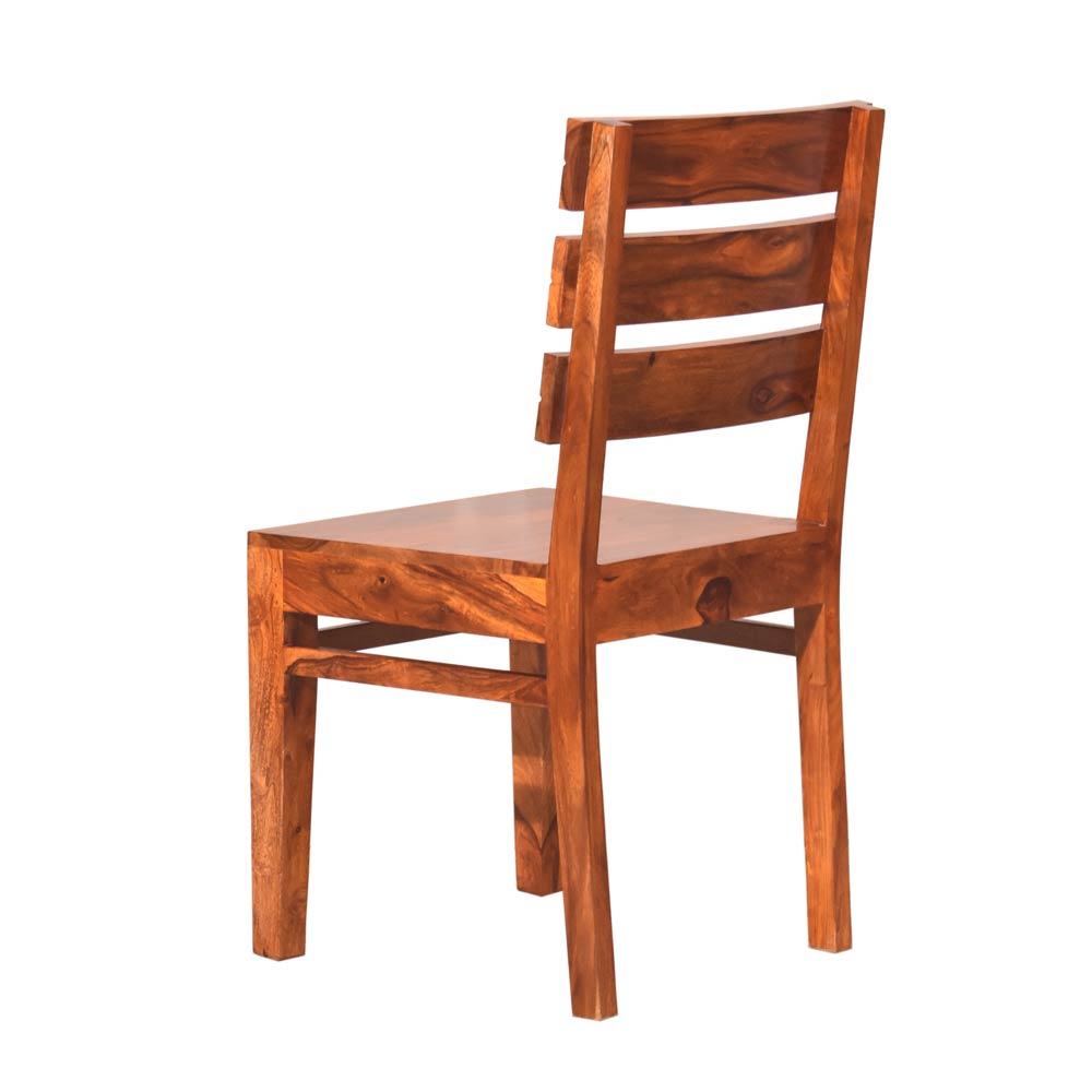 Daphne Wood Wave Design Dining Chair