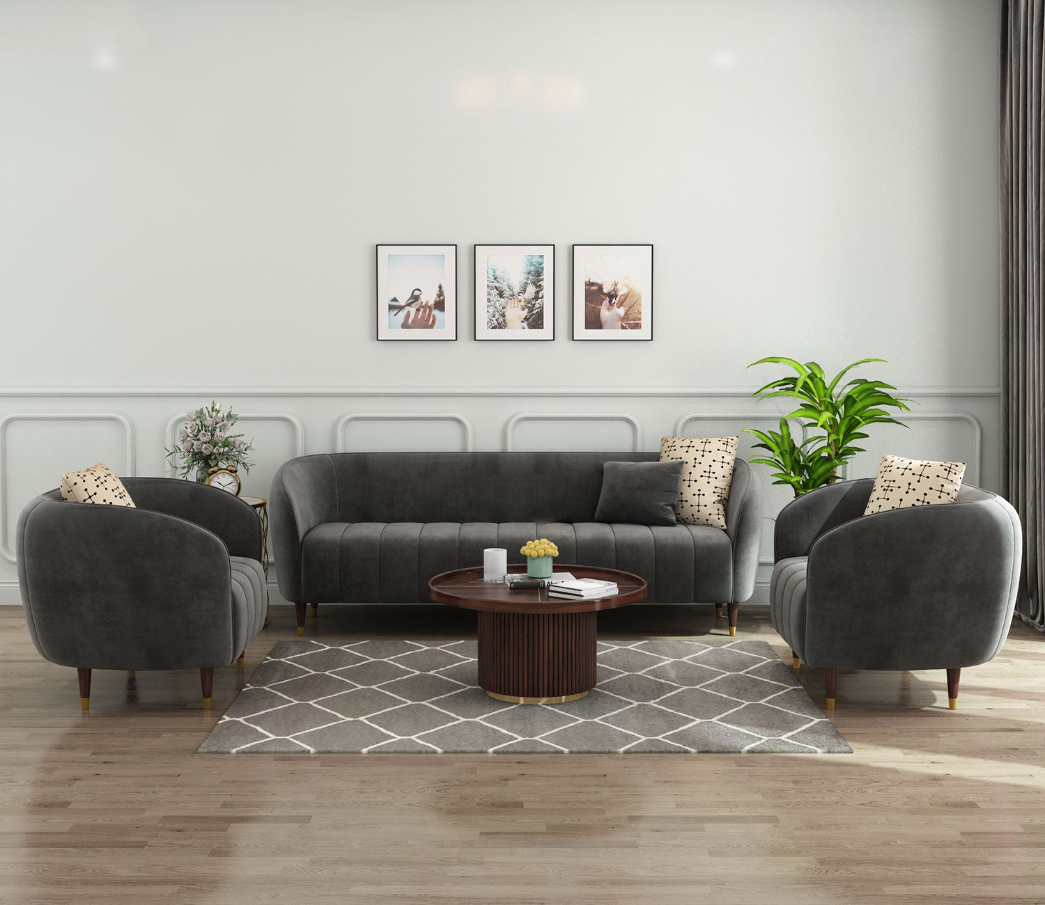 Sevyn Fabric Sofa Set