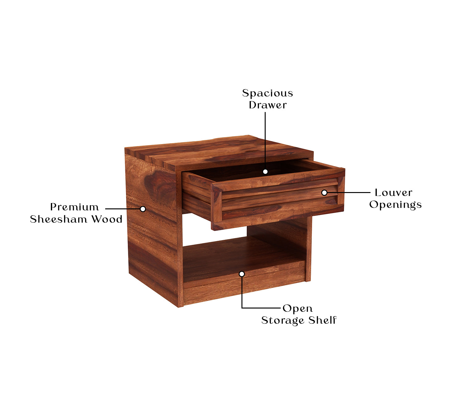 Pablo Bedside Table