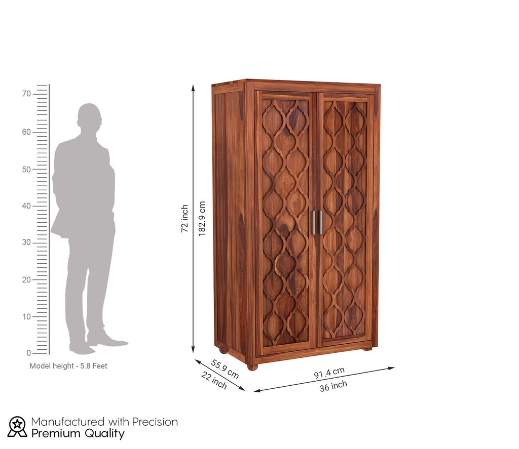 Romeo 2 Door Multi-Utility Wardrobe