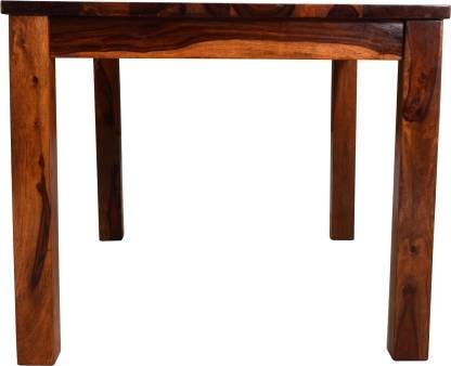 Tough  Sheesham Wood 4 Seater Dining Table With Natural Finish