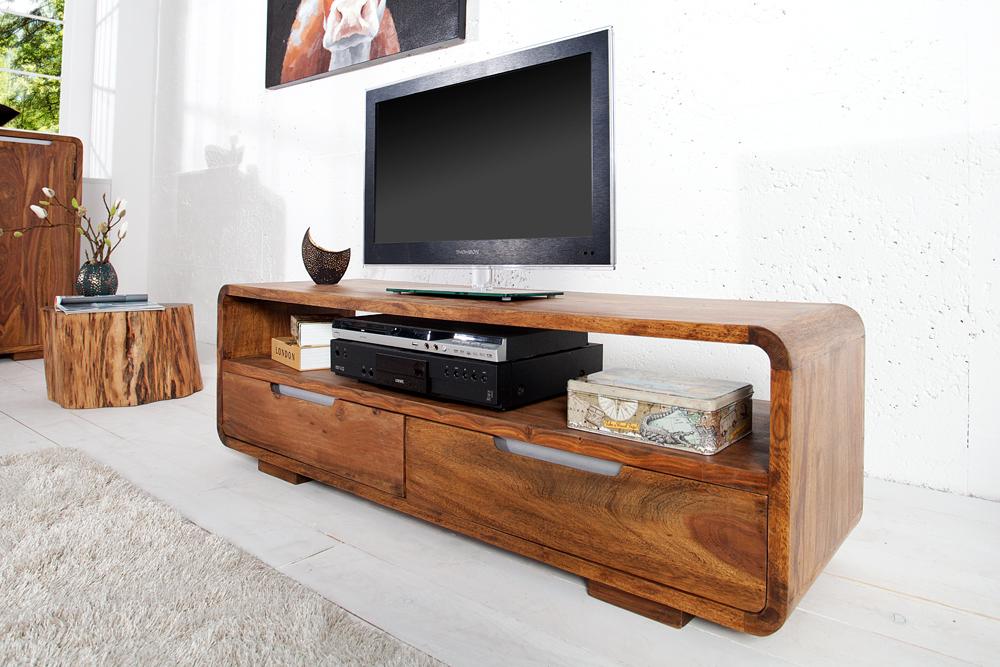 Maverick Curved Tv Unit with 2 Drawers