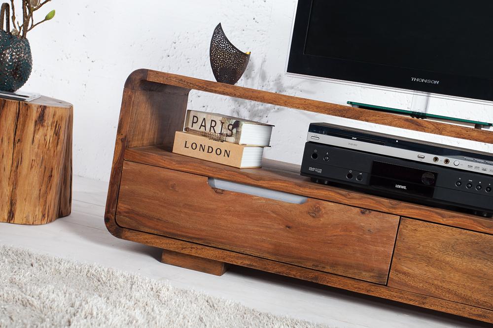 Maverick Curved Tv Unit with 2 Drawers