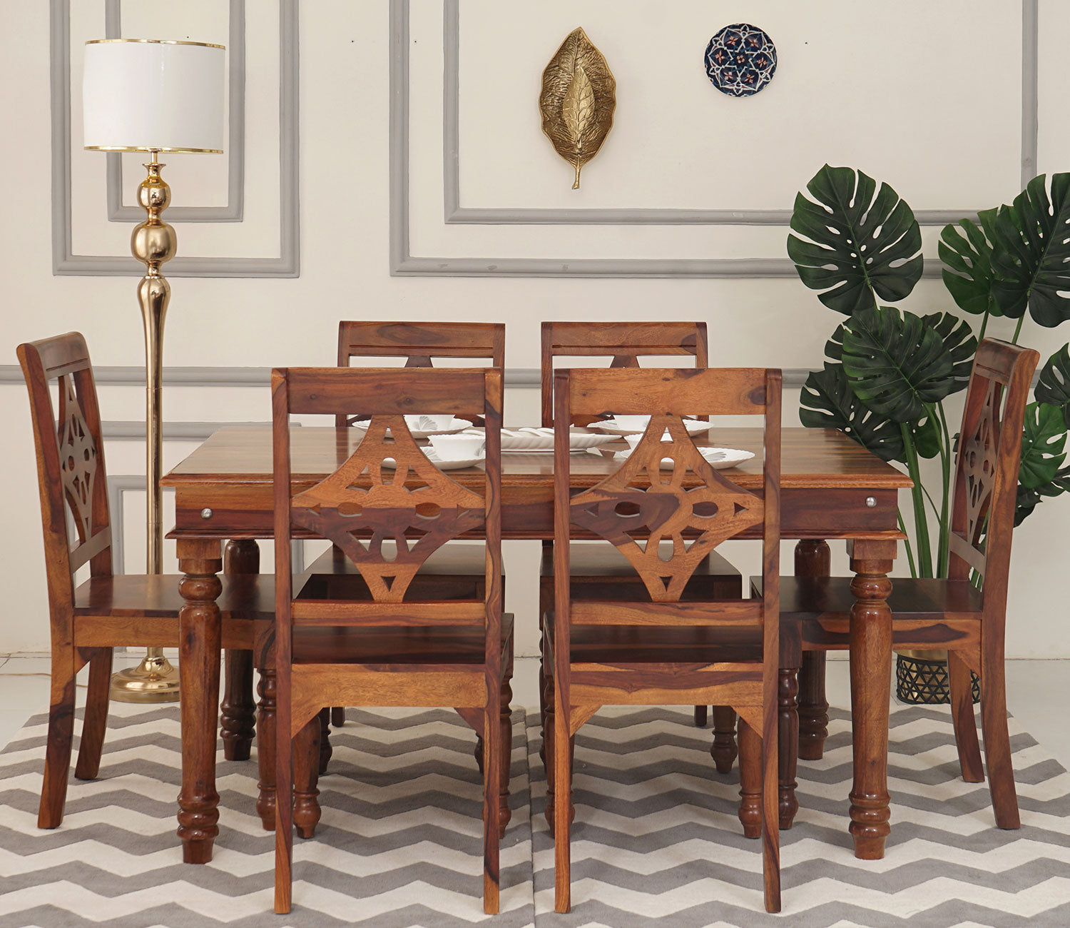 Amora-Tracy 6 Seater Dining Table set