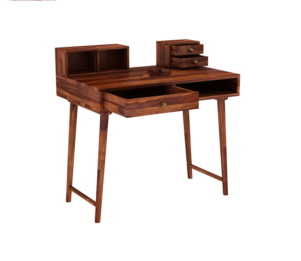 Eliana Study Table with Table-Top Storage
