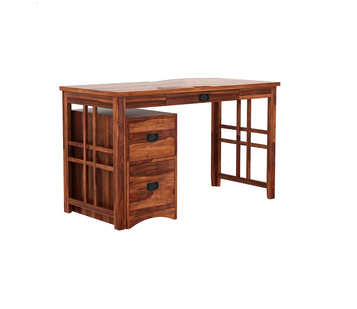 Ellie Computer Table With Keyboard Tray and Drawer Storage