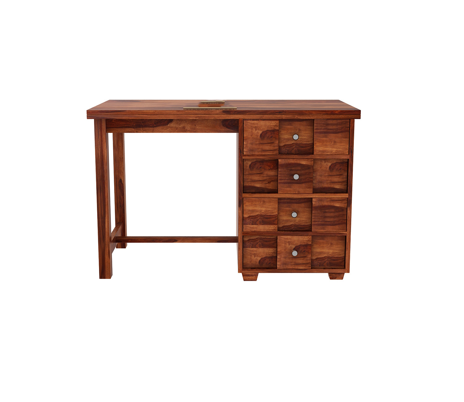Aurora Sheesham Wood Study Table with Four Drawers