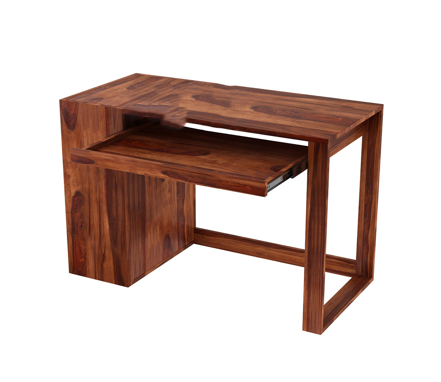 Victoria Study Table with Keyboard Tray and Side Storage