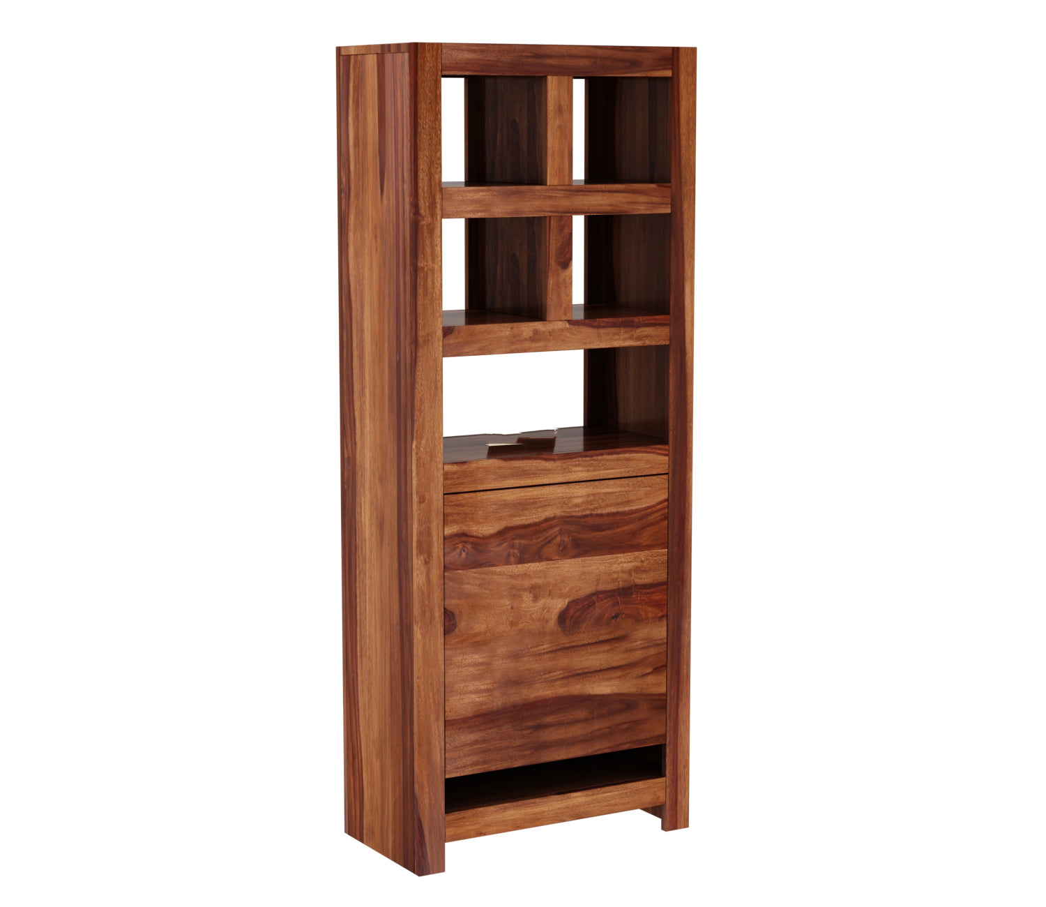 Sophia Study Table with Storage Cabinet and Shelves