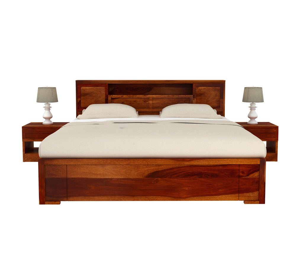 Atreus Sheesham Wood Bed With Storage Drawers