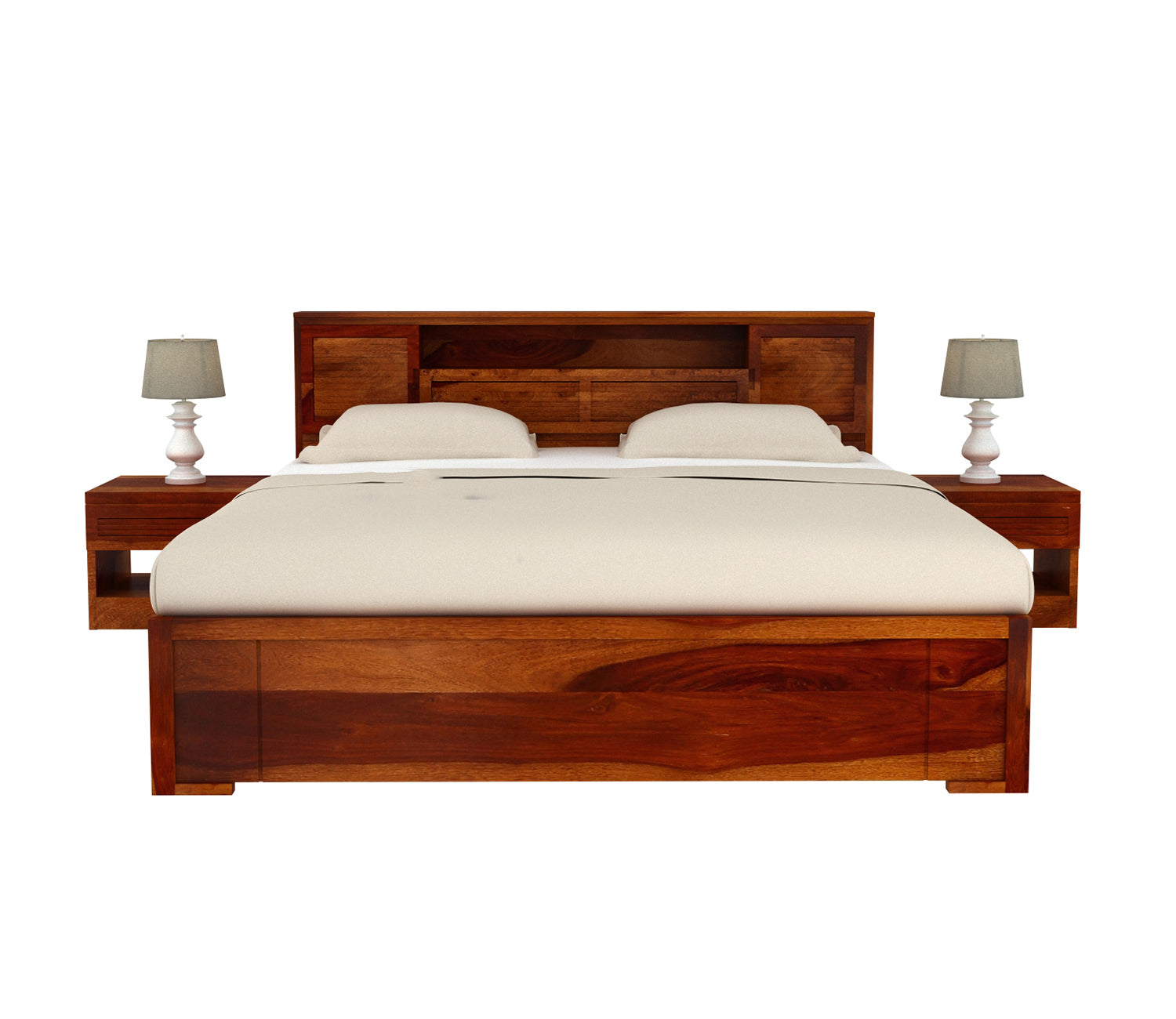 Atreus Sheesham Wood Bed With Storage Drawers