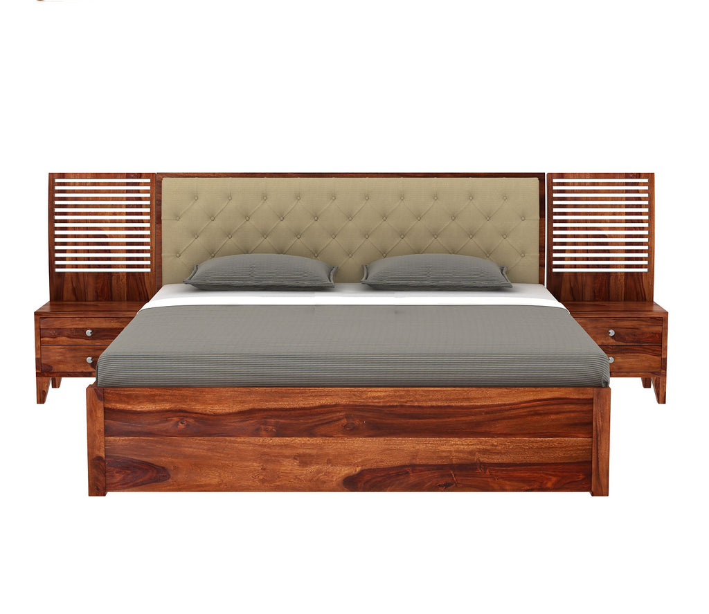 Gianni Upholstered Bed With Side Storage