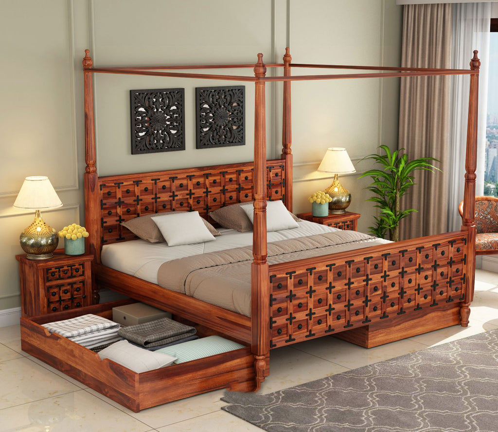 Edgar Poster Bed With Storage