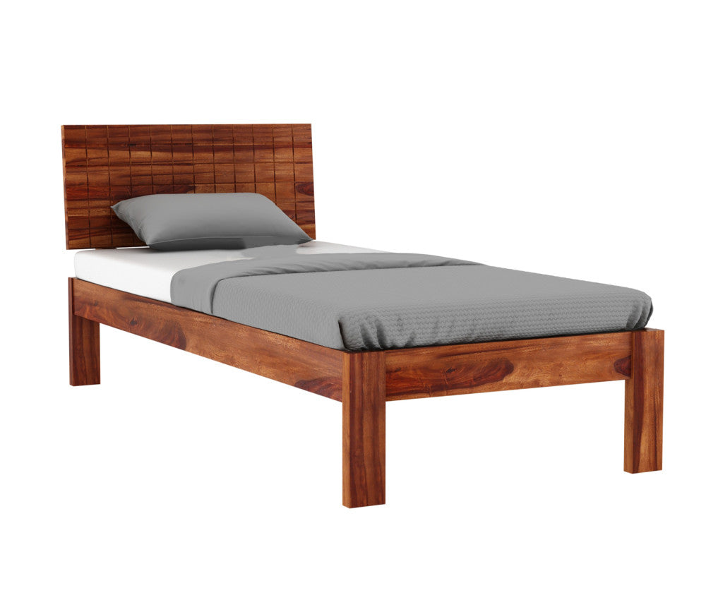 Santino Sheesham Wood Without Storage Bed