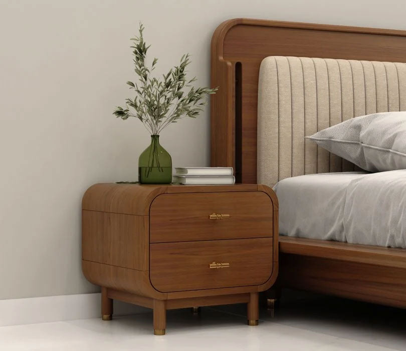 Pedro Premium Solid Wood Bedside Table